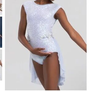 Weissman Sparkling White Dance Costume